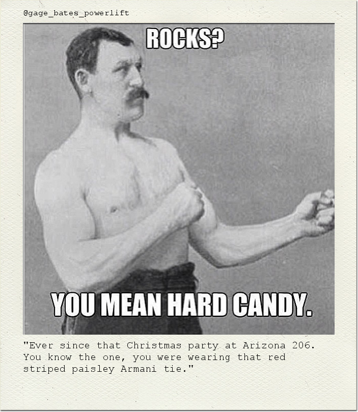 "Ever since that Christmas party at Arizona 206. You know the one, you were wearing that red striped paisley Armani tie."