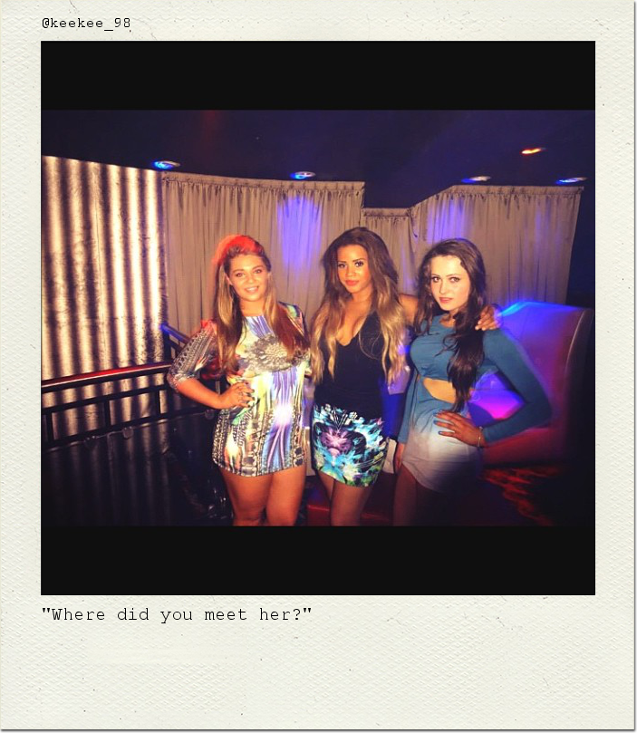 "Where did you meet her?"