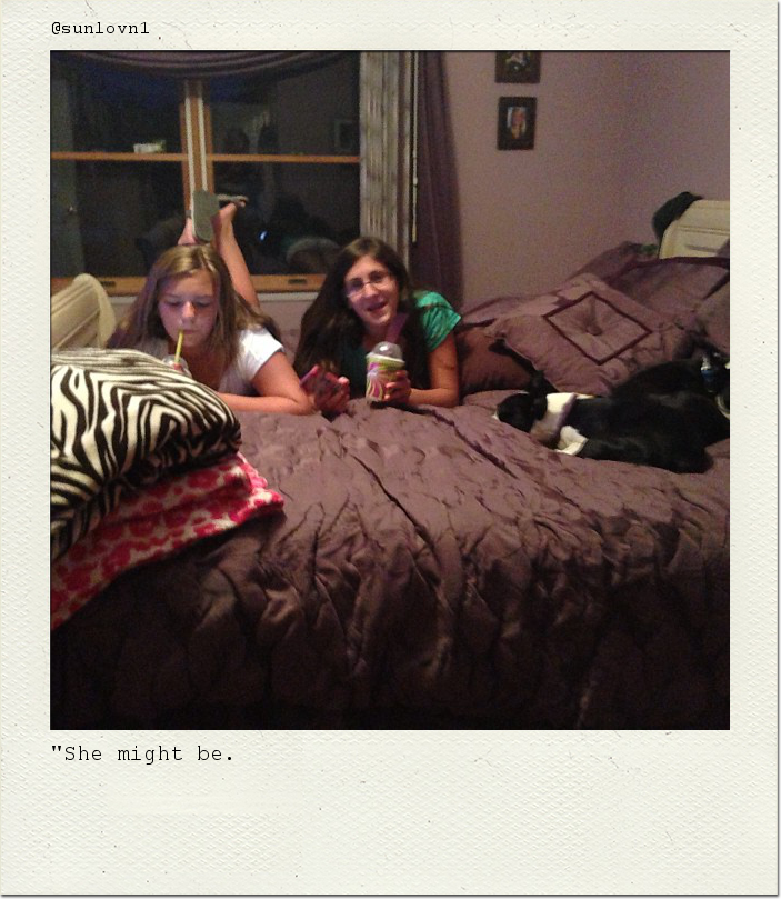 "She might be.