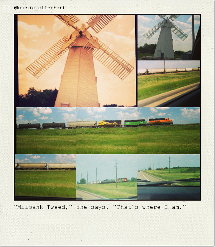 "Milbank Tweed," she says. "That's where I am."