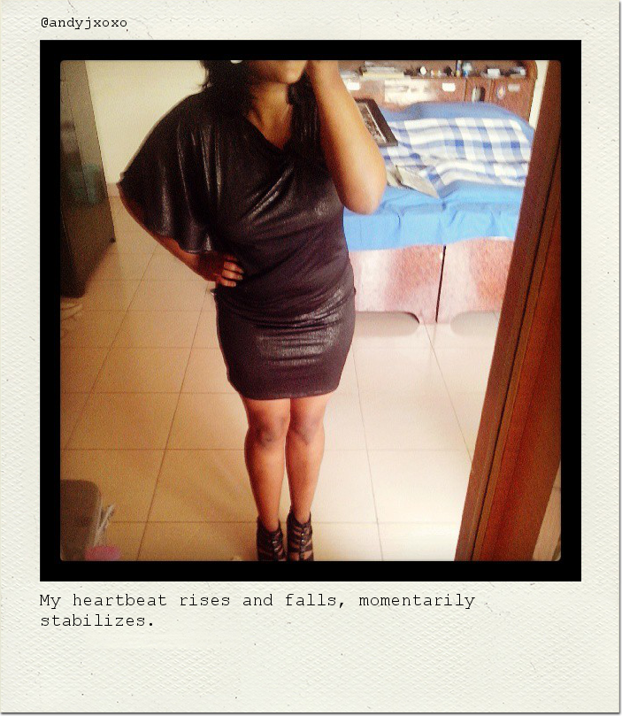 My heartbeat rises and falls, momentarily stabilizes.