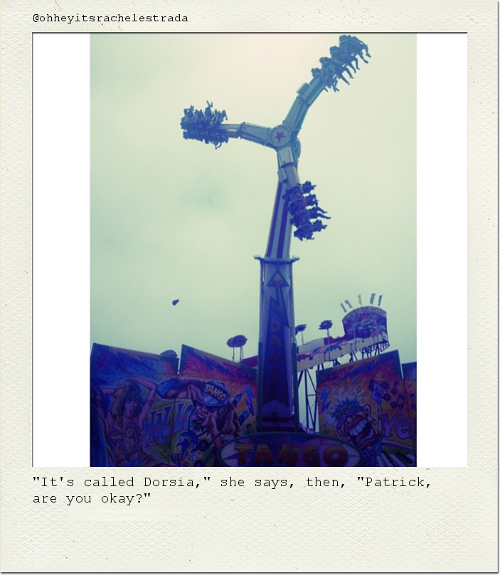 "It's called Dorsia," she says, then, "Patrick, are you okay?"