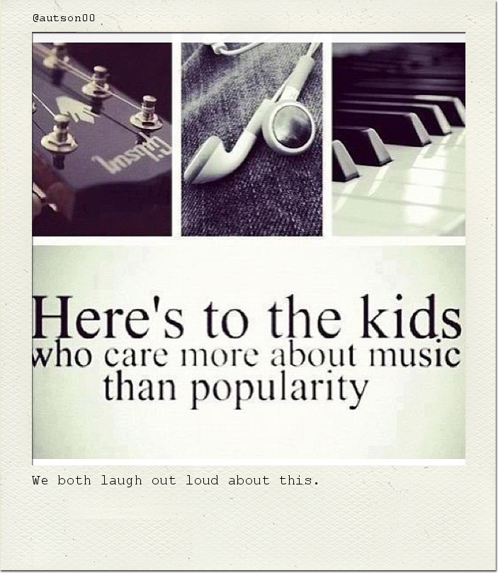 We both laugh out loud about this.