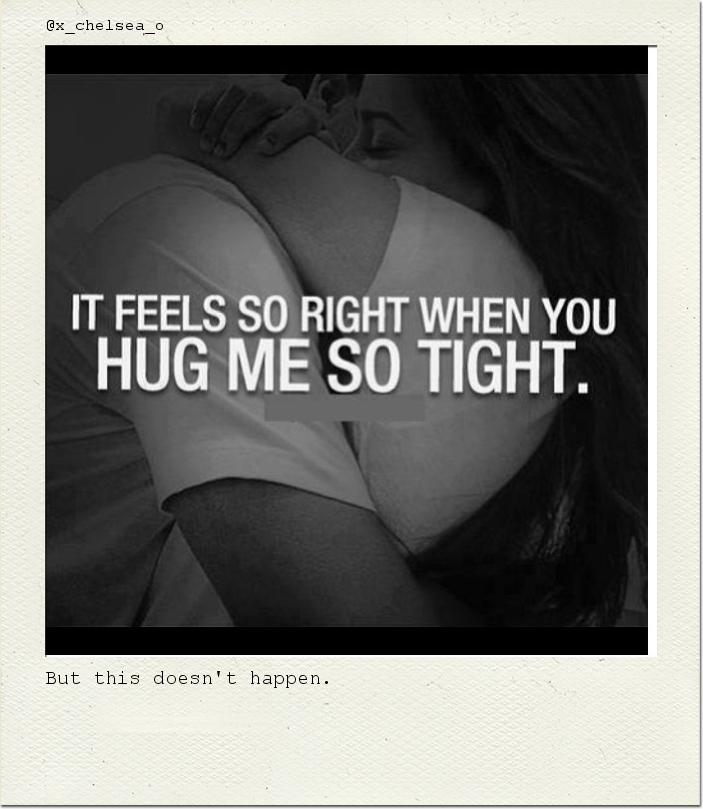 But this doesn't happen.