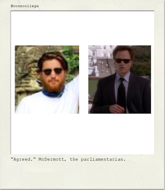 "Agreed." McDermott, the parliamentarian.