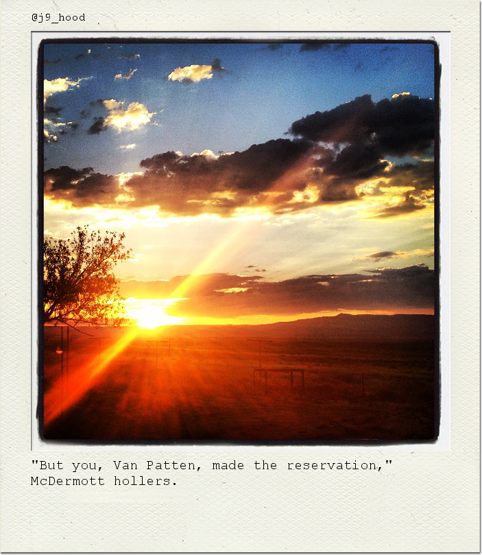 "But you, Van Patten, made the reservation," McDermott hollers.