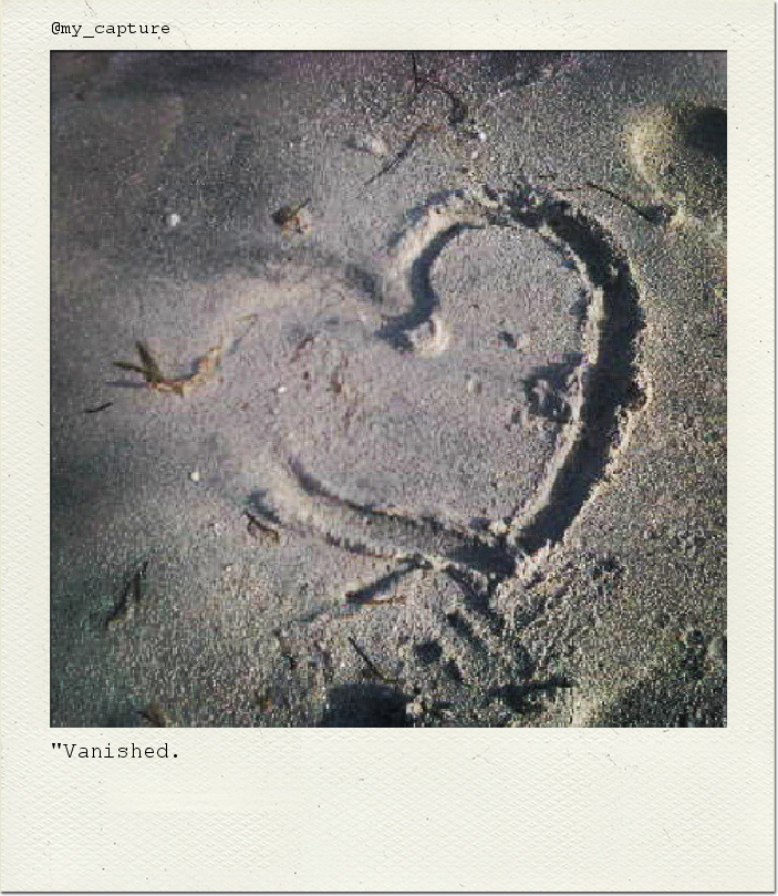 "Vanished.